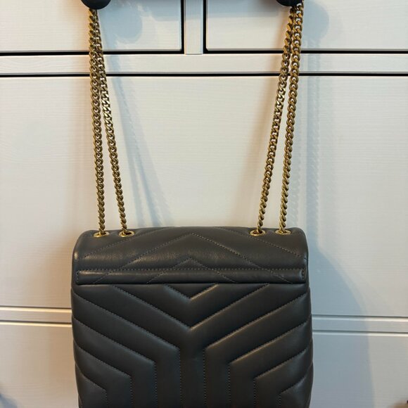 YSL Small Lou Lou Chain Bag - Color Storm - Picture 3 of 5